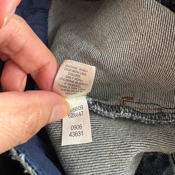 J Jill Denim Jean Midi Skirt Size Blue with Pockets size 12. - Picture 5 of 6